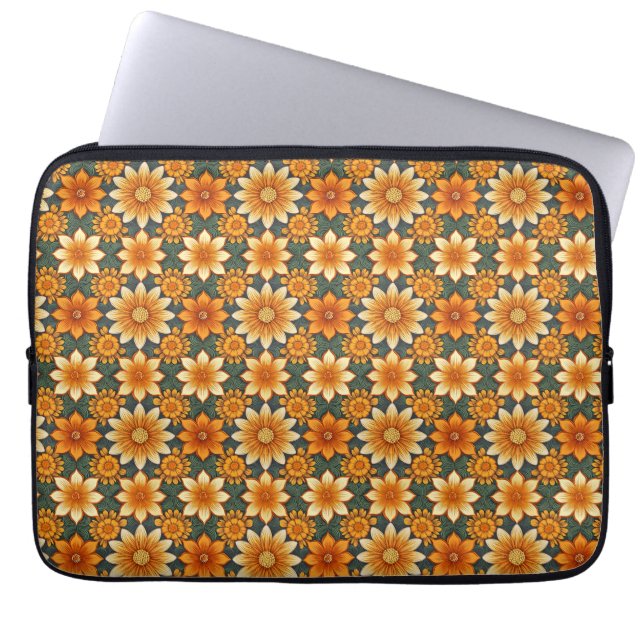 Capa Para Notebook Marigold Flower Patterno (Frente)