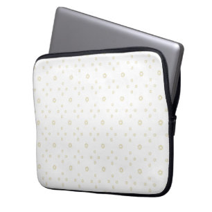 Capa Para Notebook Marinha Zínia Dourada Sol