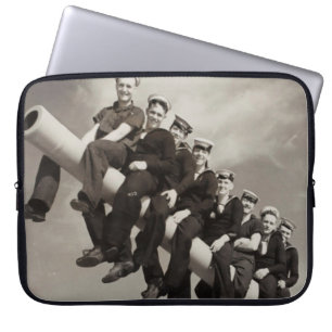 CAPA PARA NOTEBOOK MARINHEIROS EM UMA ARMA NAVAL CAPAZ SEAMAN DAVID R