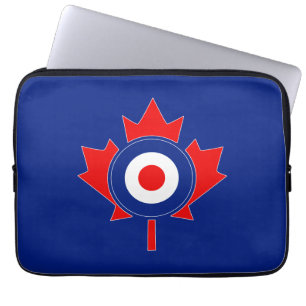 Capa Para Notebook Marinho do Mod do Mod da Folha de Folha do Canadá 