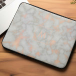 Capa Para Notebook Mármaco impresso e monograma Dourado Rosa<br><div class="desc">Tendy,  na moda e textura dourada,  design personalizada.</div>