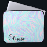 Capa Para Notebook mármore branco roxo, cor-de-rosa elegante<br><div class="desc">Lindas cores doces e elegante visual de mármore.</div>