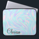 Capa Para Notebook mármore branco roxo, cor-de-rosa elegante<br><div class="desc">Lindas cores doces e elegante visual de mármore.</div>