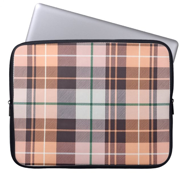 Capa Para Notebook Marrom marcado (Frente)