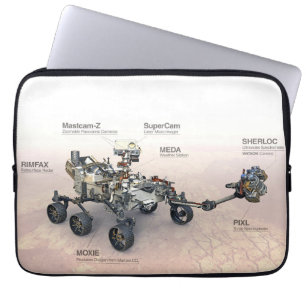 Capa Para Notebook Mars Perseverance Rover Com Instrumentos