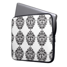 Máscara Tribal - Bolsa de laptop Neoprene de 15 po
