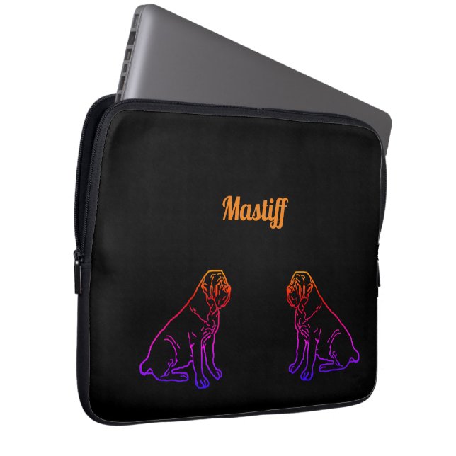 Capa Para Notebook Mastiff Pilou (Frente Esquerda)