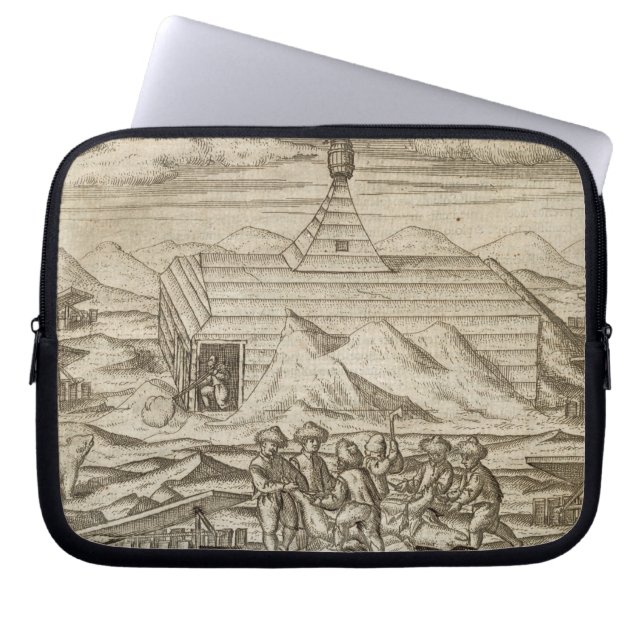 Capa Para Notebook Matança do grupo e ursos do descascamento, fora da (Frente)