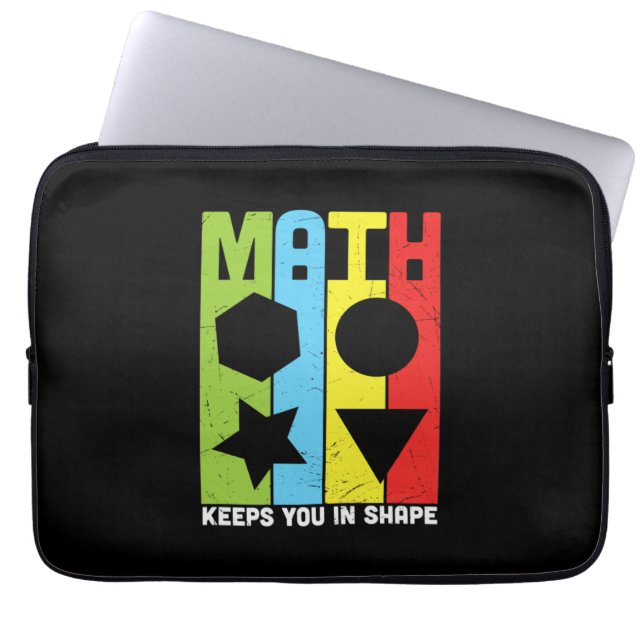 Capa Para Notebook Matemática do professor de matemática mantém você  (Frente)