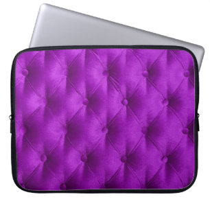 Capa Para Notebook Matéria têxtil violeta de veludo roxo com fundo tê