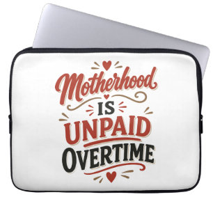 Capa Para Notebook Maternidade é Horas Extras Não Pagas Dia das Mães