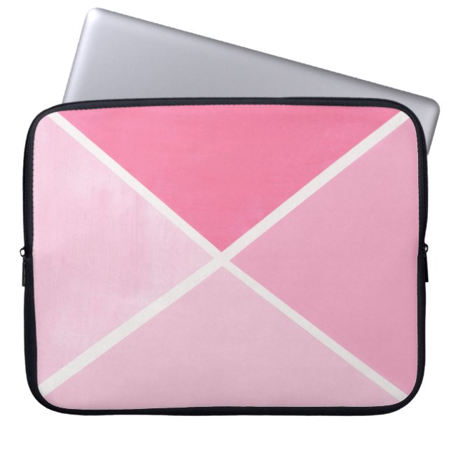 Capa Para Notebook Matizes cor-de-rosa (Frente)