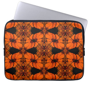 Capa Para Notebook Matriz de flores de outono......