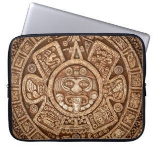 Capa Para Notebook Maya Tribal Pagan: Textura Ornamental