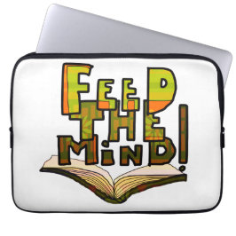 Capa Para Notebook MAZIPOODLES Feed The Mind 006