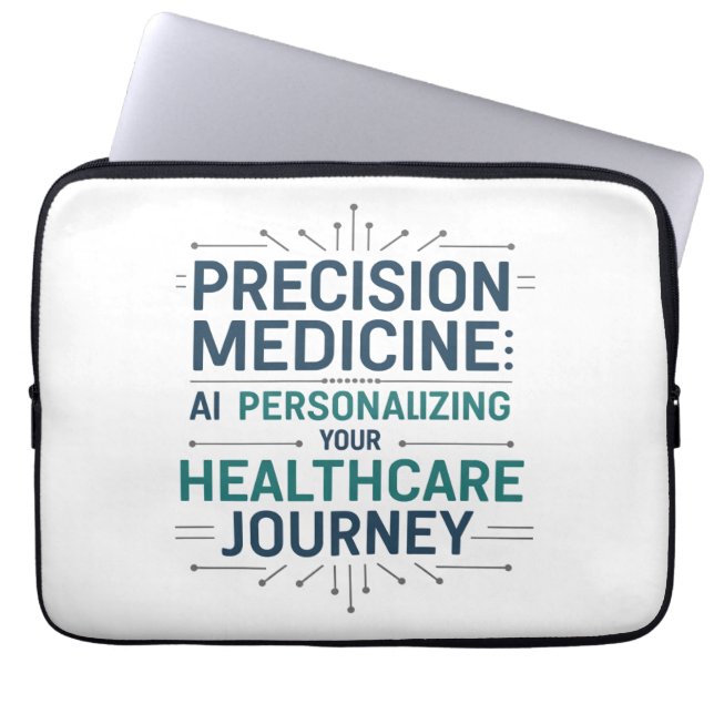 Capa Para Notebook Medicina Precision - Personalização da IA no setor (Frente)