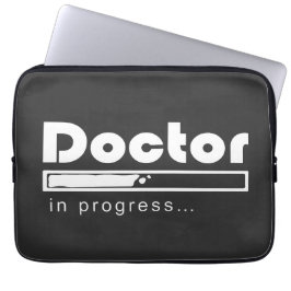 Capa Para Notebook Médico em Andamento Barra de Carregamento Engraçad
