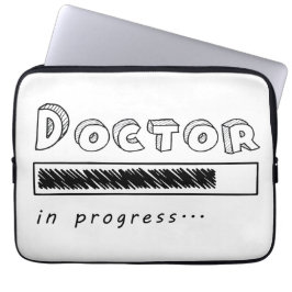 Capa Para Notebook Médico Em Andamento Barra De Carregamento Engraçad