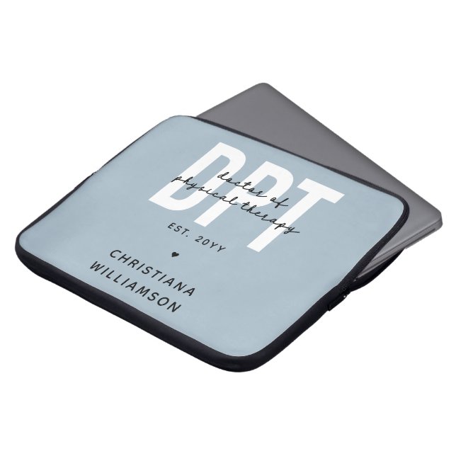 Capa Para Notebook Médico Personalizado de DPT em Terapia Física (Frente Topo)