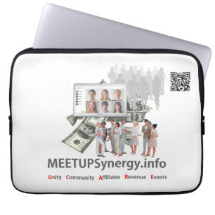 Capa Para Notebook MEETUPSynergy - Bolsa de laptop 13"