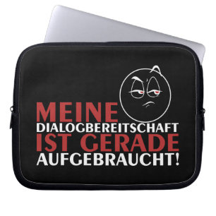 Capa Para Notebook Meine Dialogbereitschaft aufgebraucht!