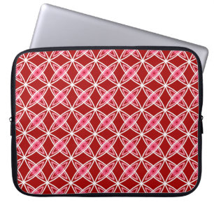 Capa Para Notebook Meio século Atômica moderno - Vermelho escuro