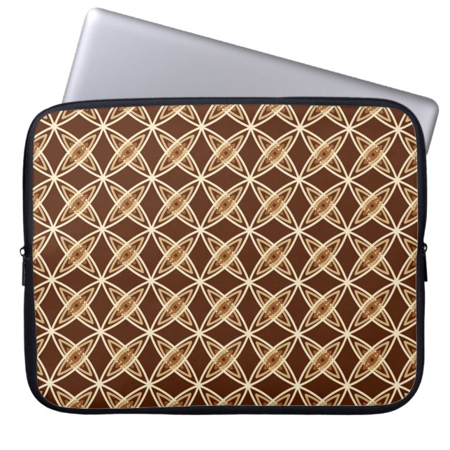 Capa Para Notebook Meio século atômico moderno - Castanho de chocolat (Frente)
