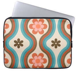 Capa Para Notebook Meio século Colorido Moderno Refletor Floral Arco-