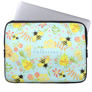 Capa Para Notebook Mel Bee Blue Eletrônicos Bag