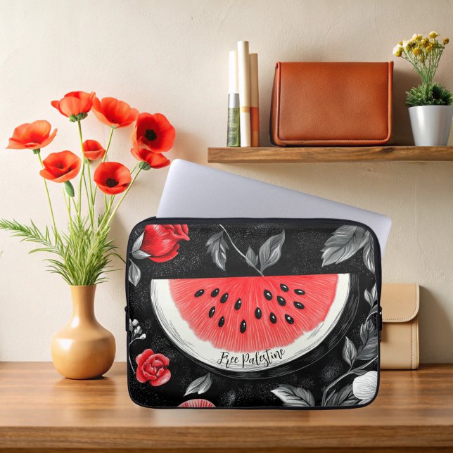 Capa Para Notebook Melancia da Palestina (Free Palestine Watermelon Laptop Case)