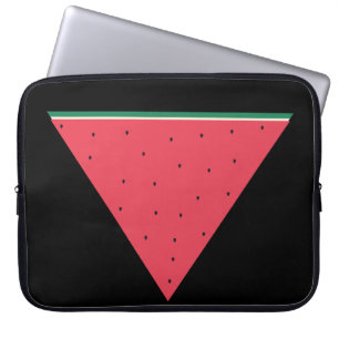 Capa Para Notebook Melancia sobre resistência ao triângulo vermelho i