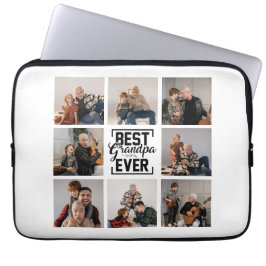 Capa Para Notebook Melhor Avô do Mundo 8 Colagem de Fotos  Capinha de