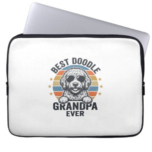 Capa Para Notebook Melhor Avô Doodle de Todos os Tempos Camisa Vintag
