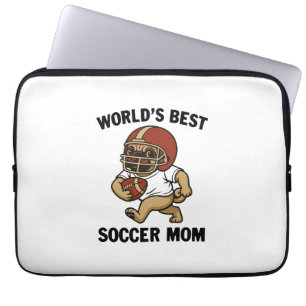CAPA PARA NOTEBOOK MELHOR MÃE DE FUTEBOL DO MUNDO - JOGADORA DE PUG