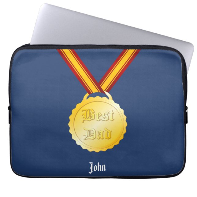 Capa Para Notebook Melhor Medalha do Pai Dia dos Pais (Frente)