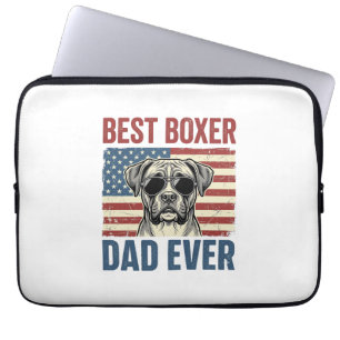 Capa Para Notebook Melhor Pai Boxer de Todos os Tempos Cachorro Vinta