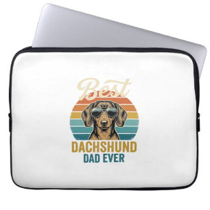 Capa Para Notebook Melhor Pai Dachshund de Todos os Tempos Camisa de