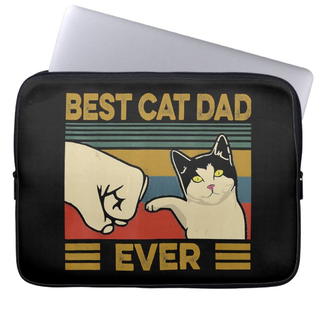 Capa Para Notebook Melhor Pai De Gato (Frente)