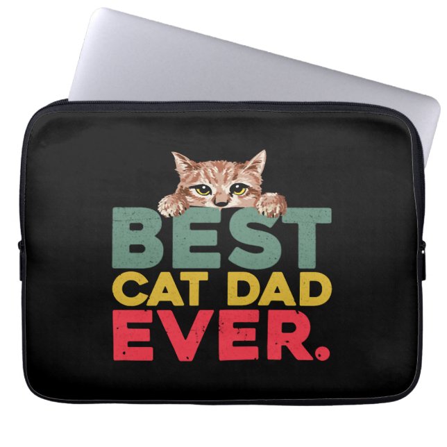 Capa Para Notebook Melhor Pai De Gato (Frente)