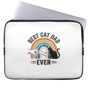 Capa Para Notebook Melhor Pai de Gato de Todos os Tempos Design de Ga