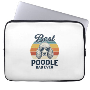 Capa Para Notebook Melhor Pai de Poodle de Todos os Tempos Camisa de