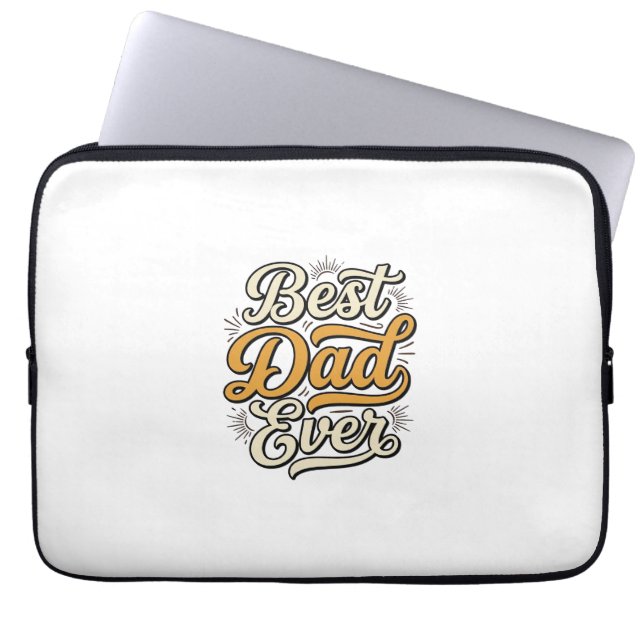 Capa Para Notebook Melhor Pai de Todos os Tempos Camisa com Letras Vi (Frente)