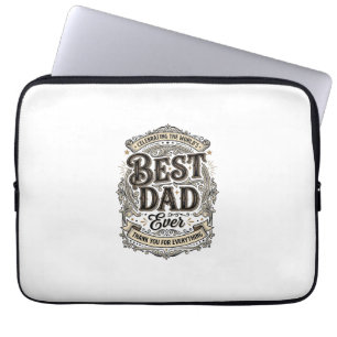 Capa Para Notebook Melhor Pai de Todos os Tempos Design de Camiseta V