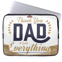 Capa Para Notebook Melhor Pai – Design de Agradecimento