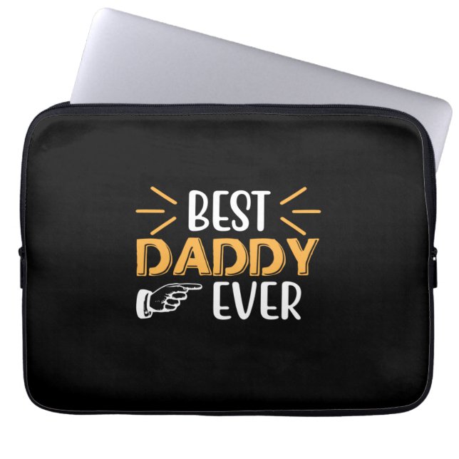 Capa Para Notebook Melhor Pai para presente do pai (Frente)