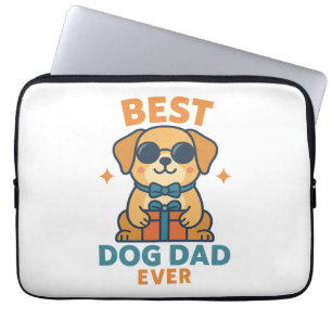 Capa Para Notebook Melhor Papai de Cachorro de Todos os Tempos - Cami