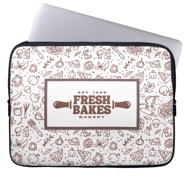 Capa Para Notebook Melhor Pizza Moderna da Cidade Profissional  (Frente)