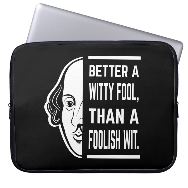 Capa Para Notebook Melhor uma citação de Shakespeare Tespian Testemun (Frente)