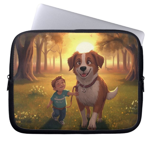 Capa Para Notebook Melhores Amigos (Frente)