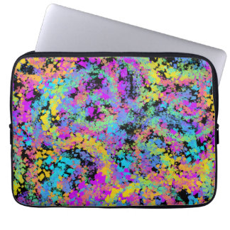 Capa Para Notebook melted crayon multicolor :